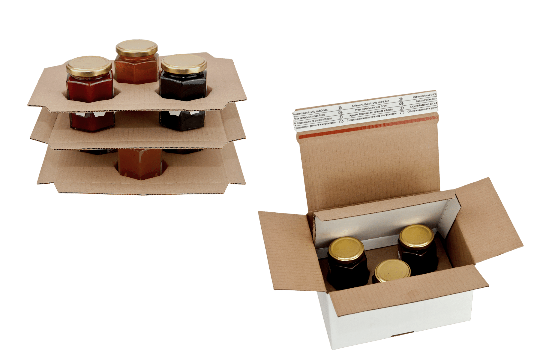 Karton Inlay-Fixierung für zerbrechliches Versandgut