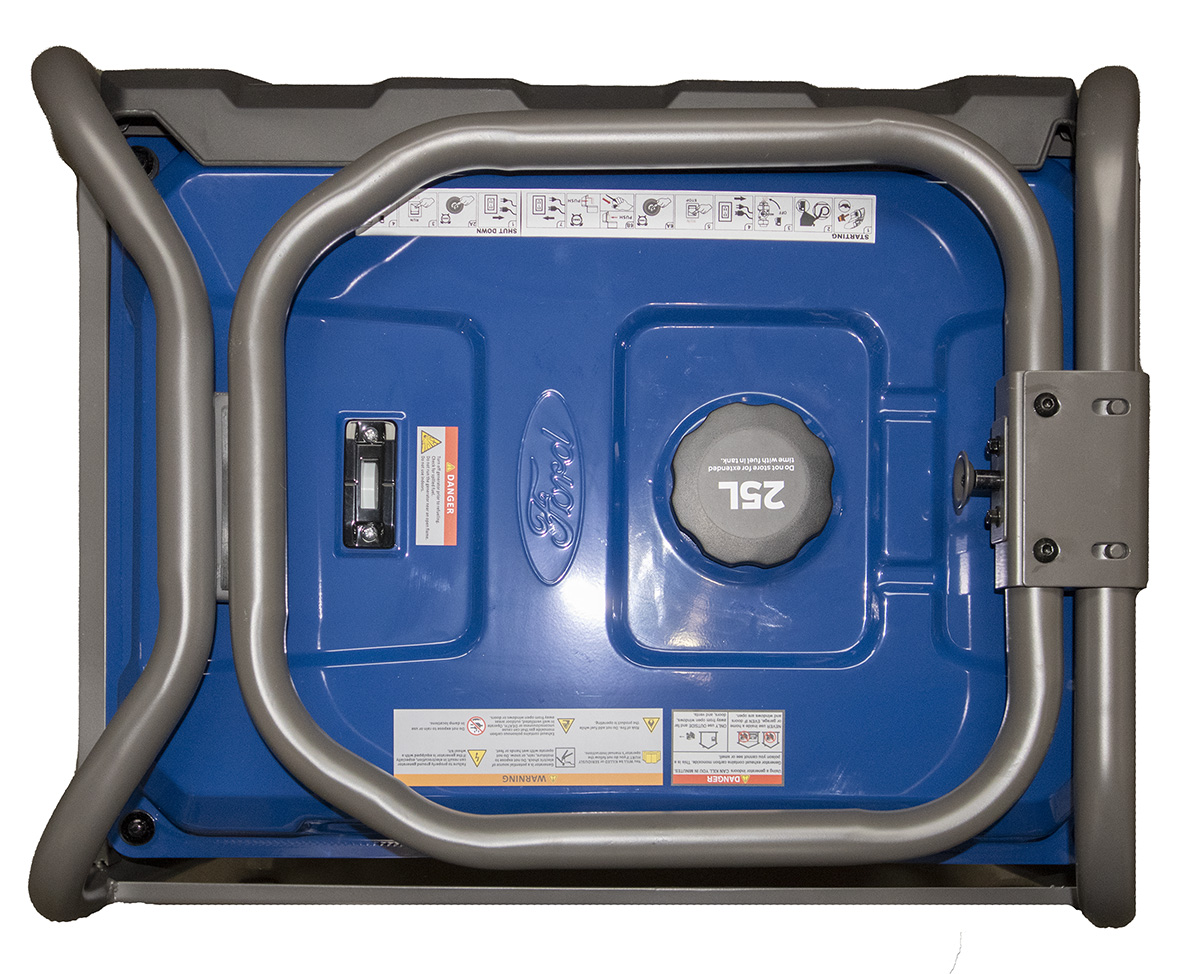 Draufsicht Benzinaggregat