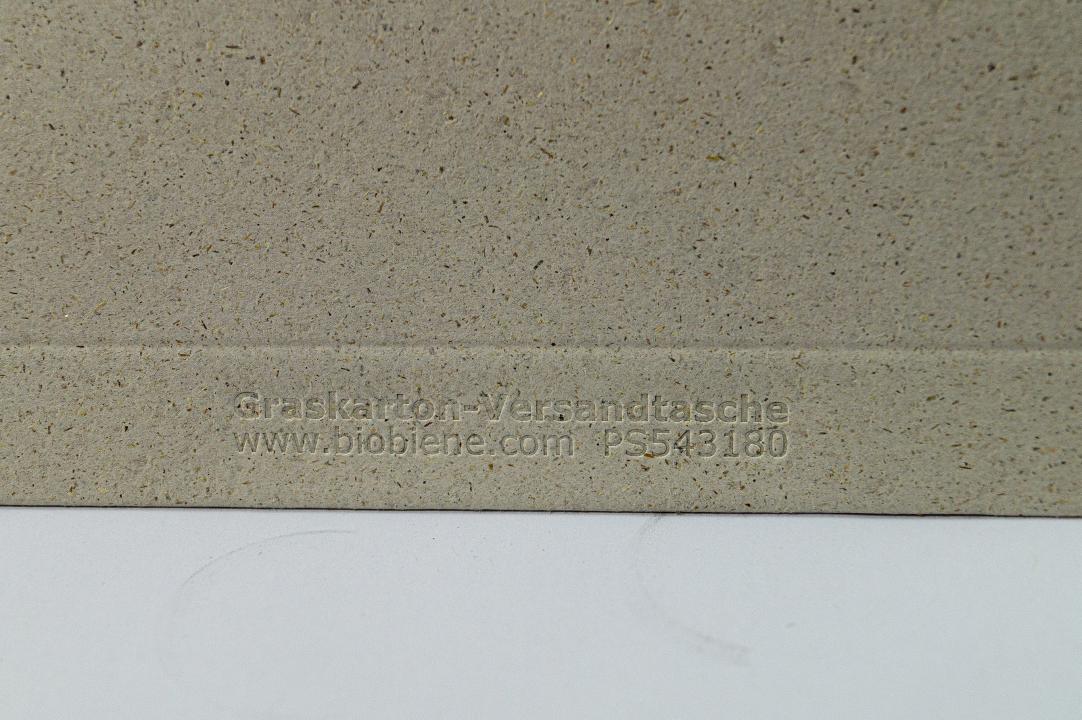 Post Versandtasche Naturebox® aus Graspappe I 234x180 mm (200 Stück)