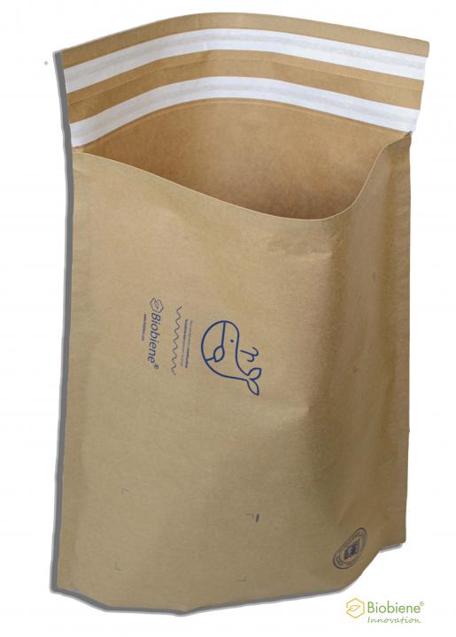 2x Selbstklebeverschluss für Hin- und Rückversand + Aufreißfaden