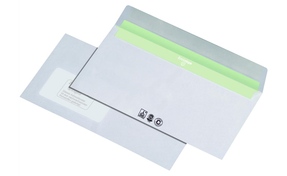 Briefumschläge DIN C6/5 mit Fenster 114x229mm