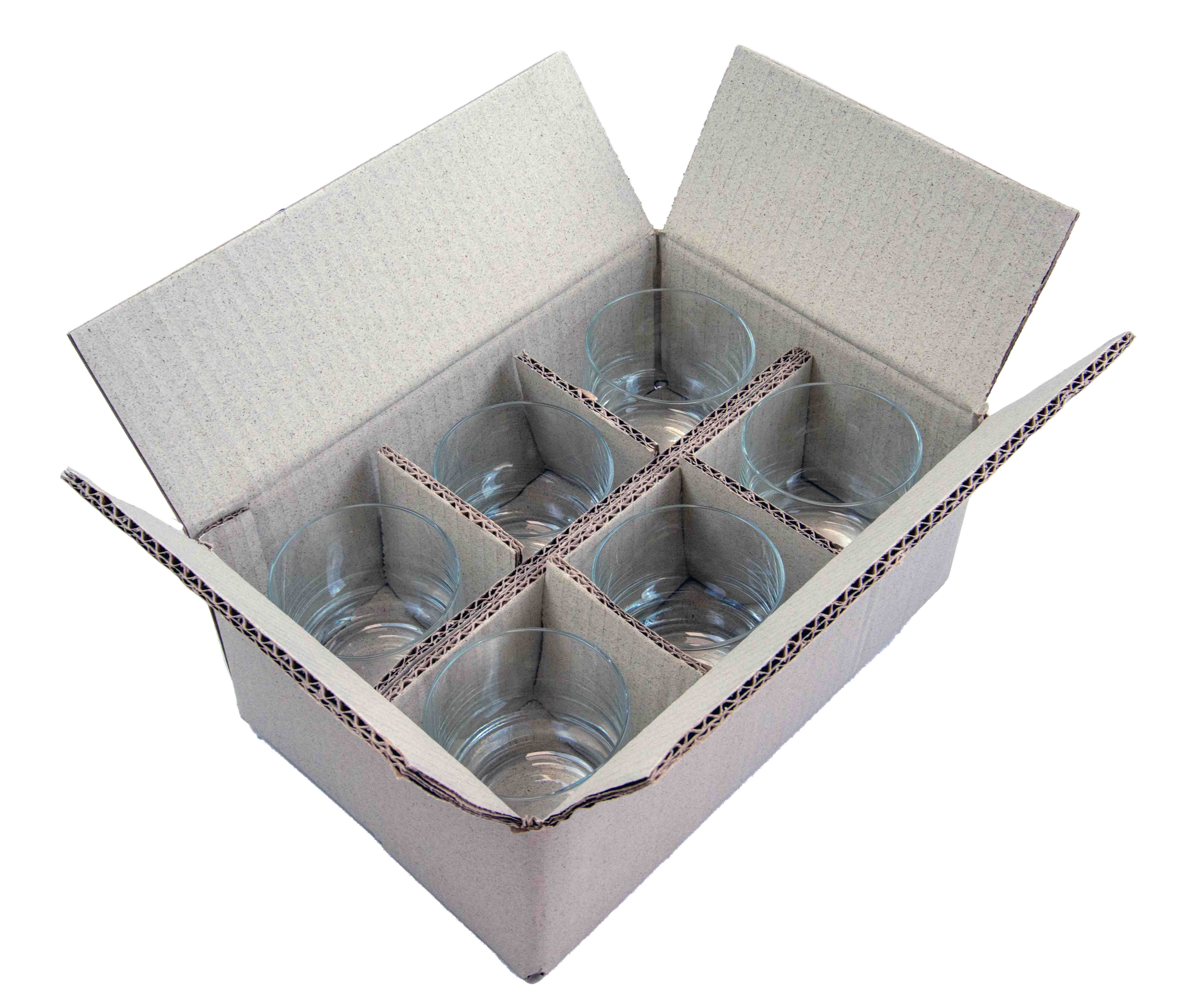 Naturebox® Karton mit speziellem Gefachen aus Graspappe