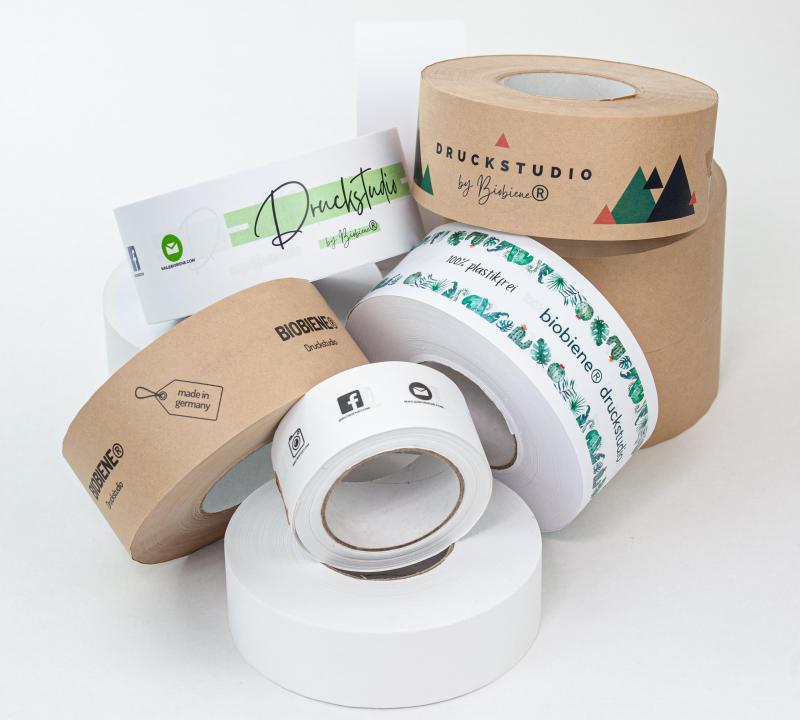 Nassklebeband Bedruckte mit Ihrem Logos