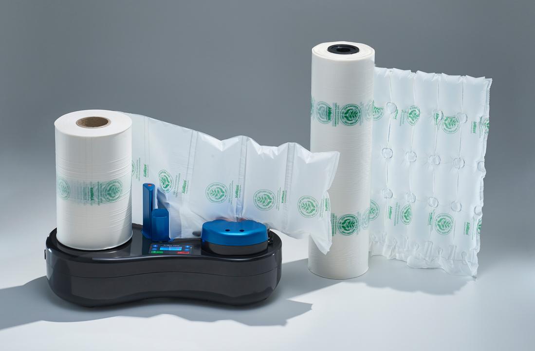 Nano 3 Airboy mit 2 Typen heimkompostierbaren Biokunststoff-Luftkissen 