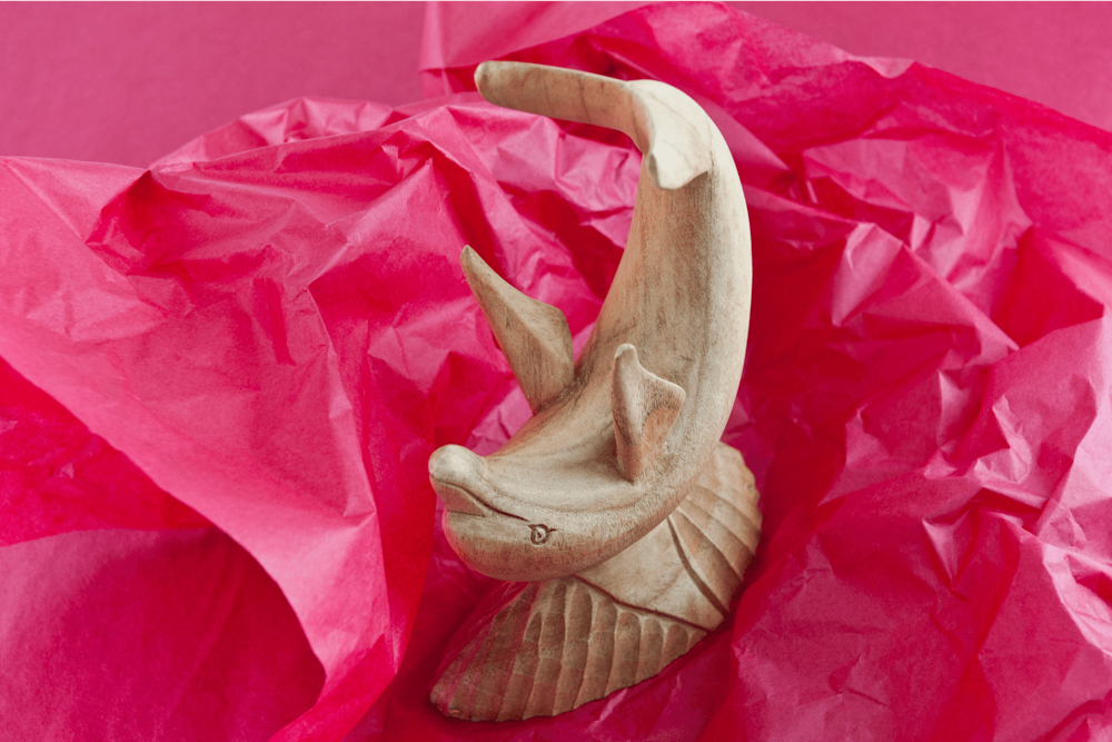 farbechtes Seidenpapier nassfest Rot