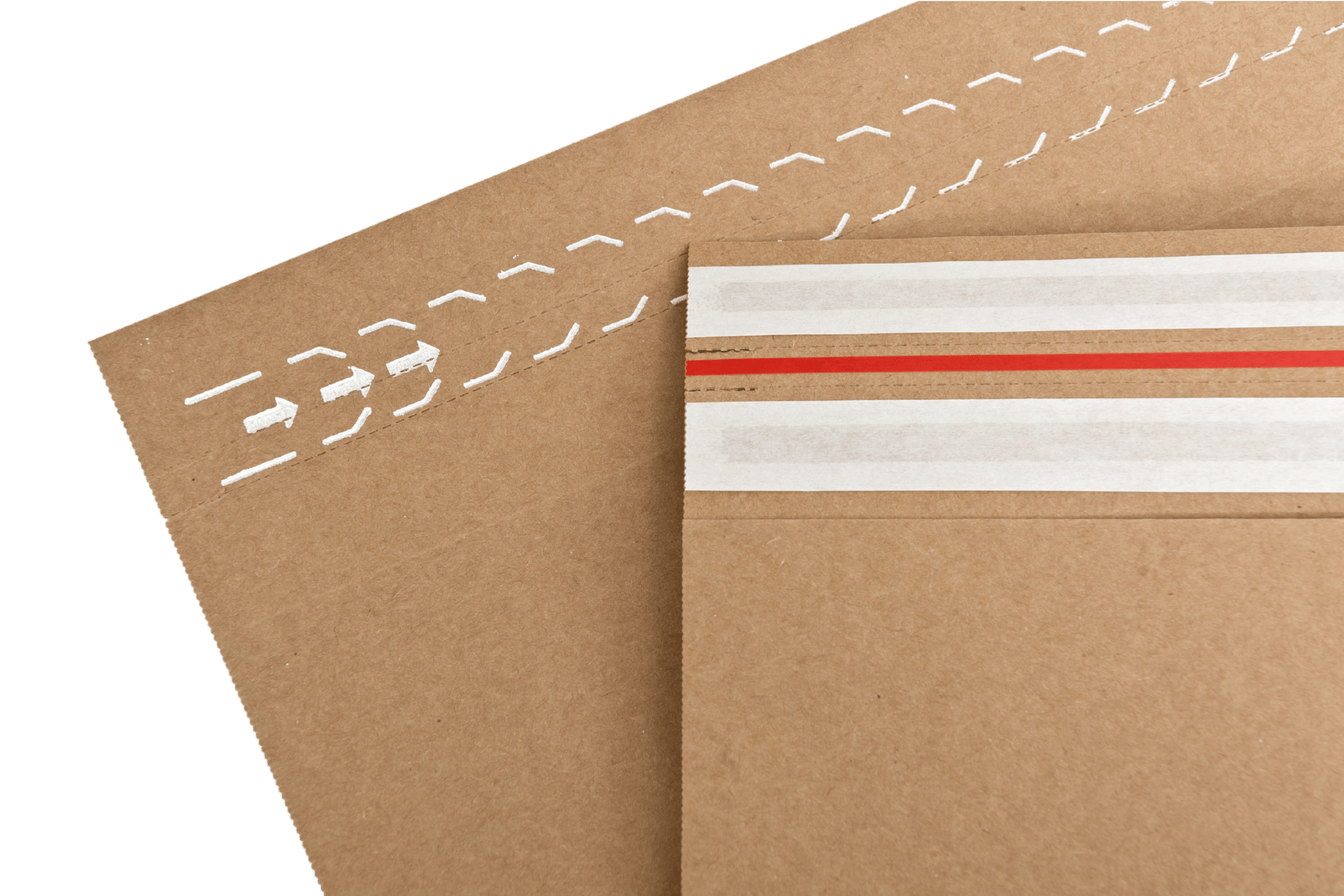 Verpackungsmaterial mit Features