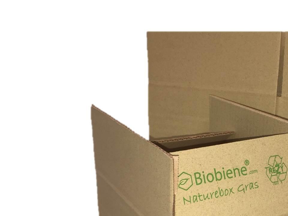 Wellppkartons mit Grasanteil 390x290x250mm