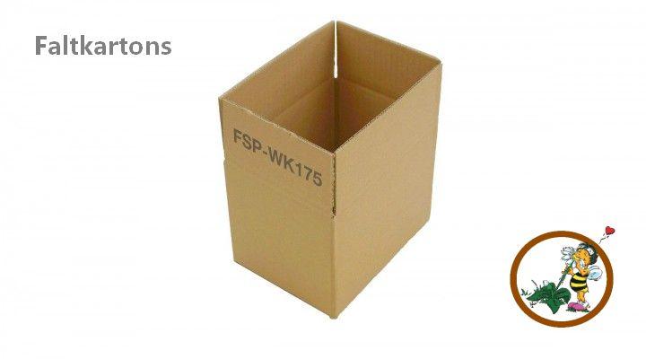 Karton zweiwellig braun 175x125x125mm