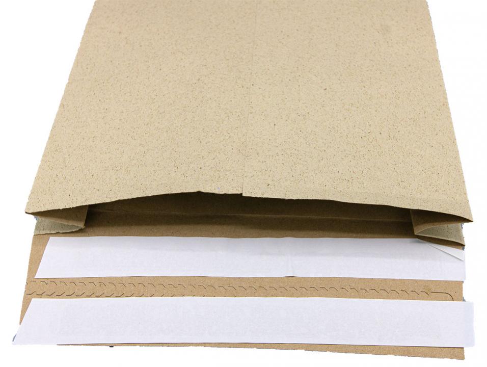 E-Commerce Graspapier-Versandtaschen-Öffnung mit Klebestreifen