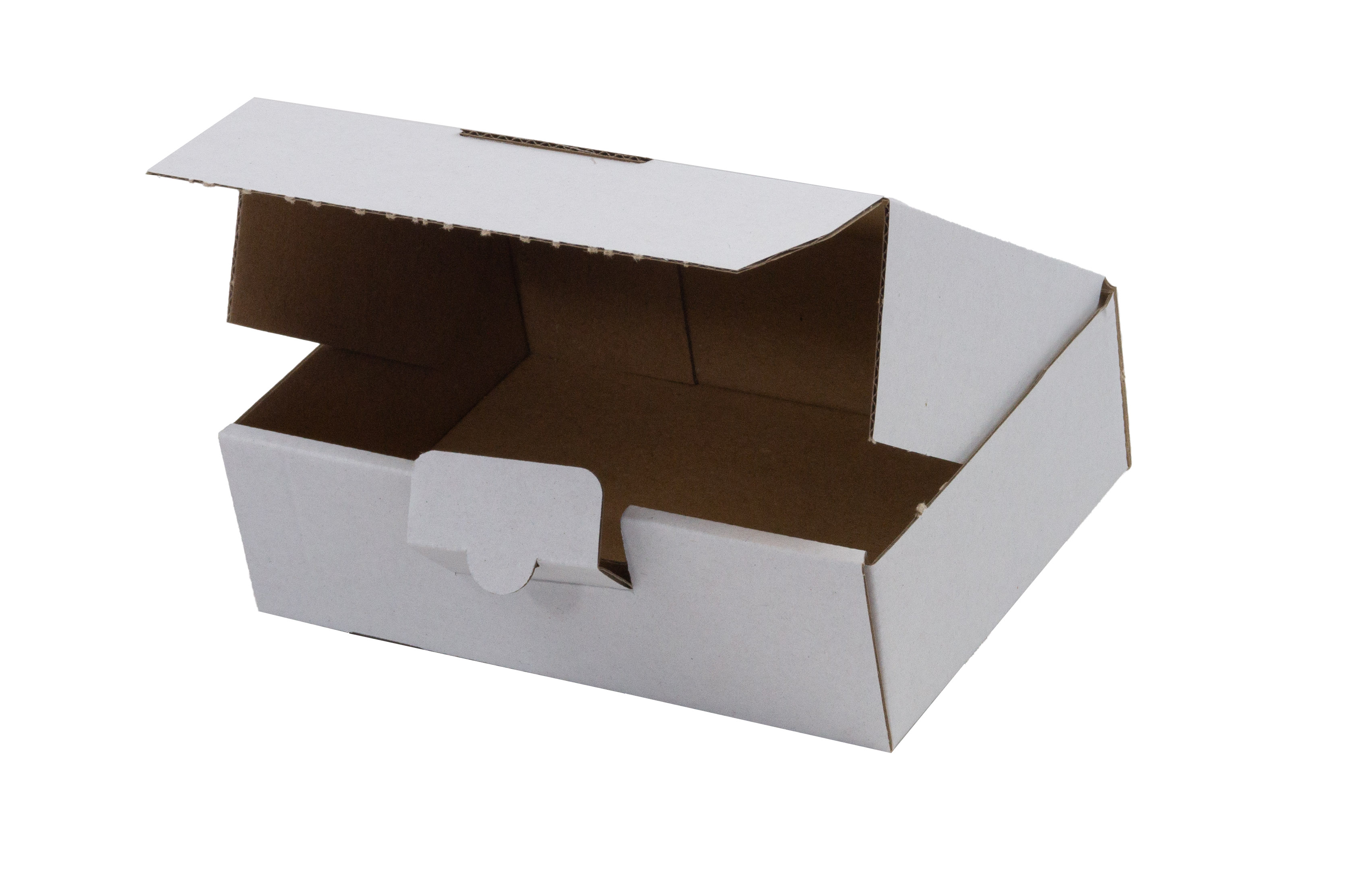 Kartons mit Ihrem Aufdruck - 160x110x45mm Maxibriefkarton MBA6W-B Weiß Postverpackungen