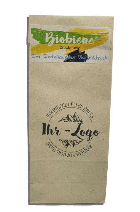 Rollenetiketten bedruckt mit Ihrem Logo aus Graspapier