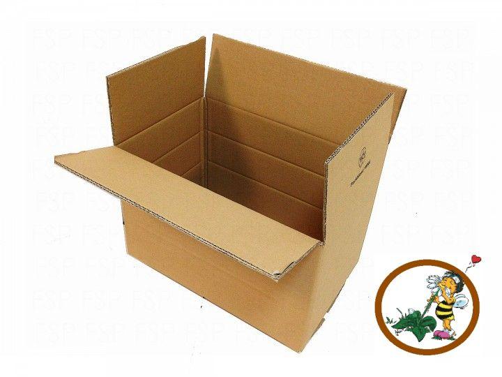 Faltschachtel doppelwellig braun38x24x23cm