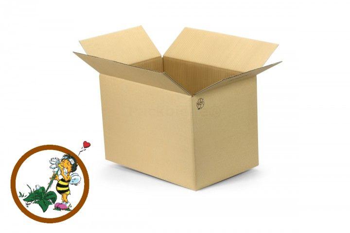 500x500x500mm Kratonage in braun