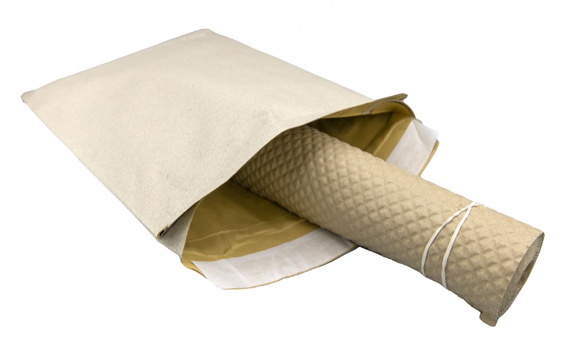 Graspapier-Polstertasche ohne Falte B4 250X353 (100 Stück)