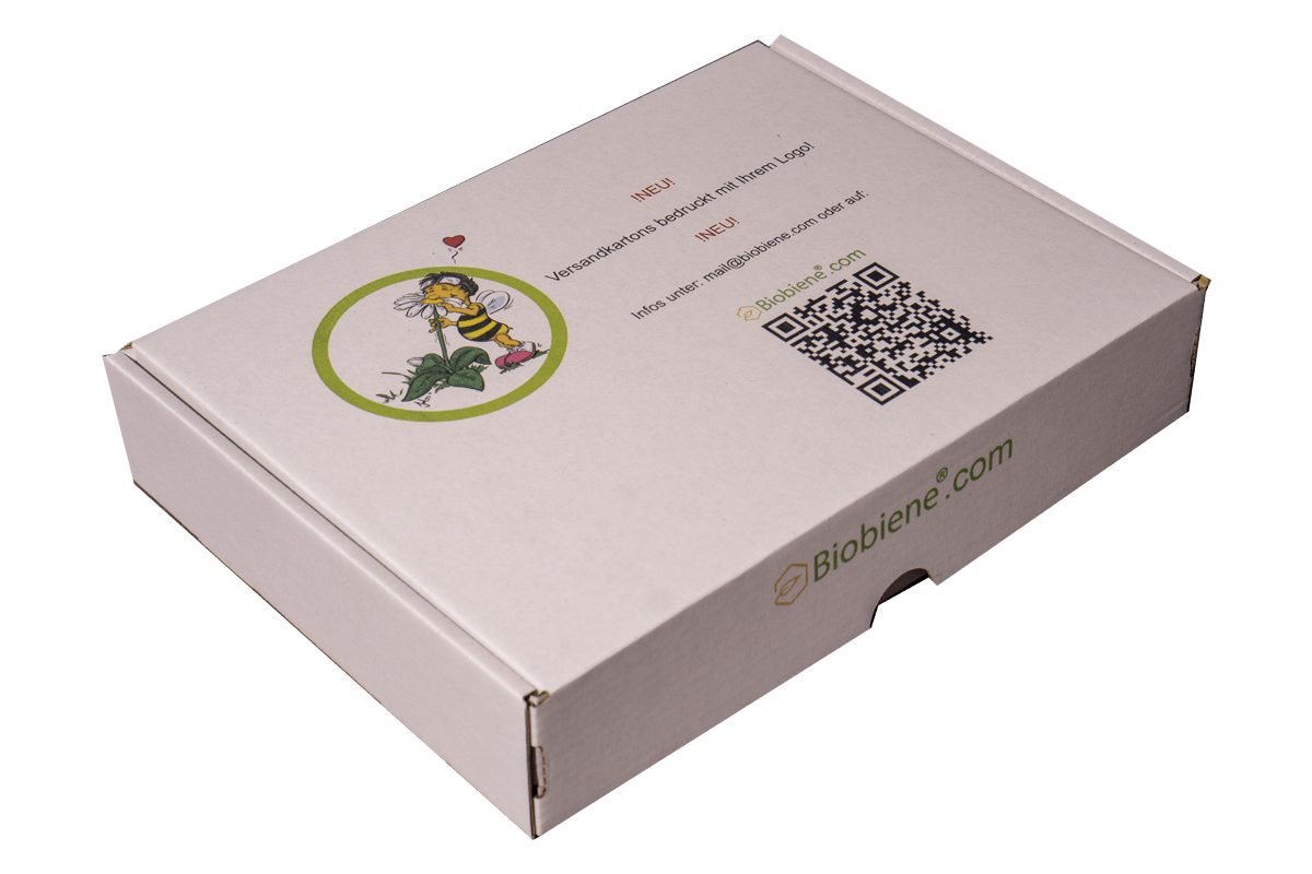 Maxibriefkartons mit Ihrem Motiv 350x250x50mm weiß einwellig