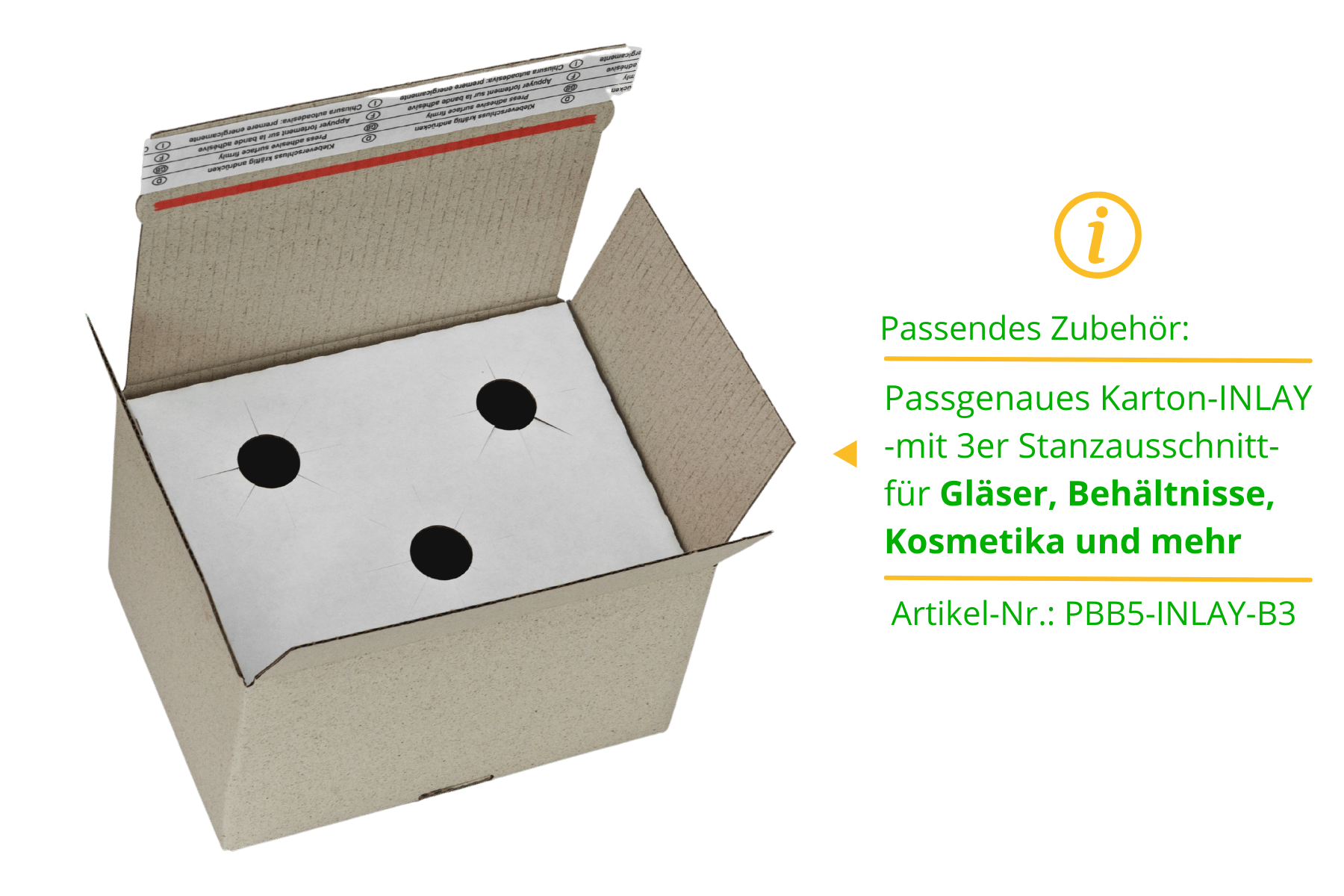 Flaschen-Karton-Inlay Verpackung für PBB5-G