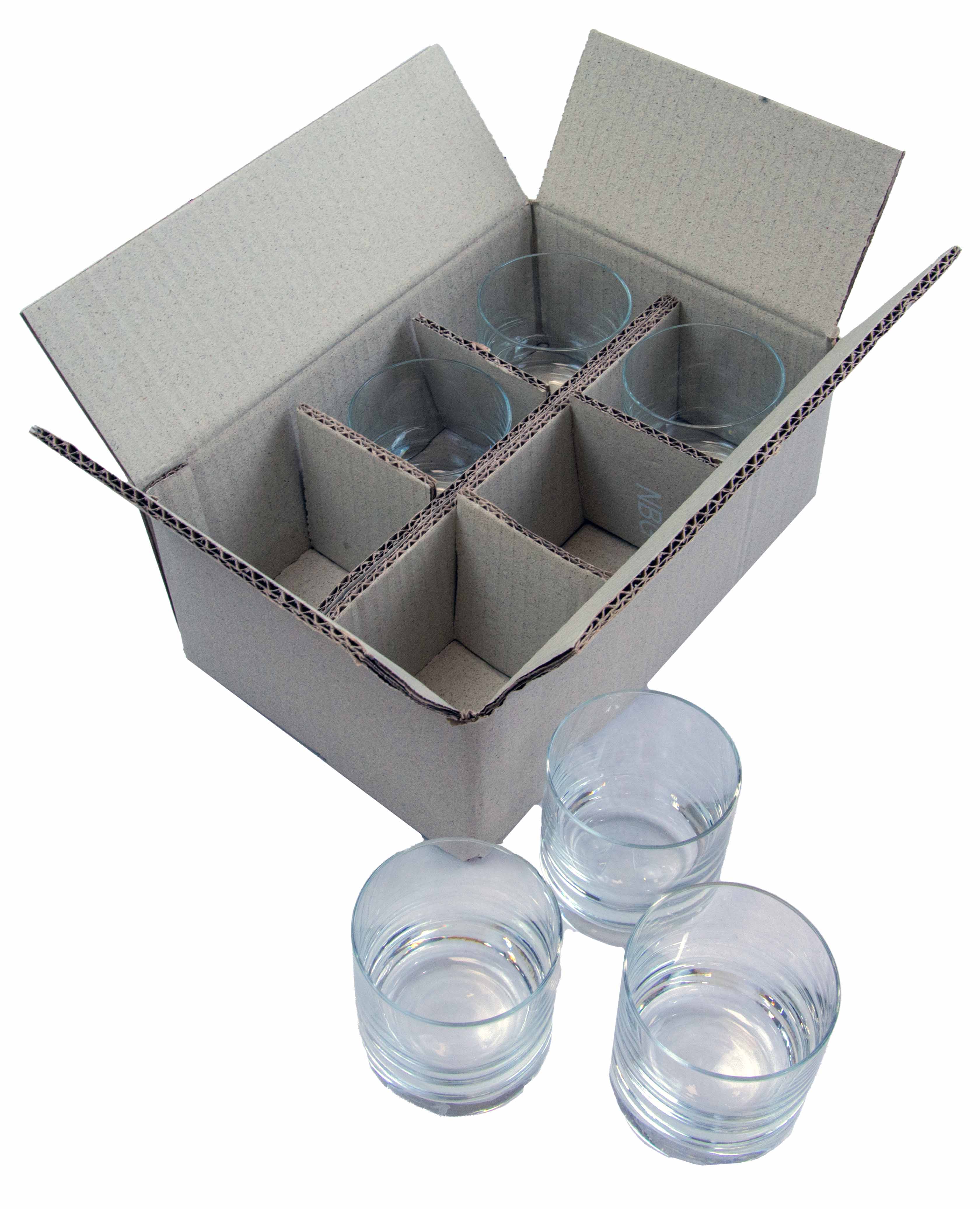 umweltfreundlicher Graskarton - geöffnete Ansicht