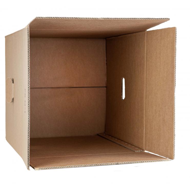 Innenansicht Wellpapp-Panzerkarton Fefco 0201