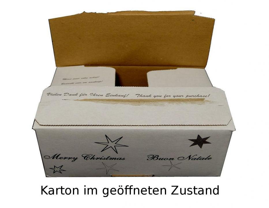 Faltkartonage 160x130x70mm Frohe Weihnachten
