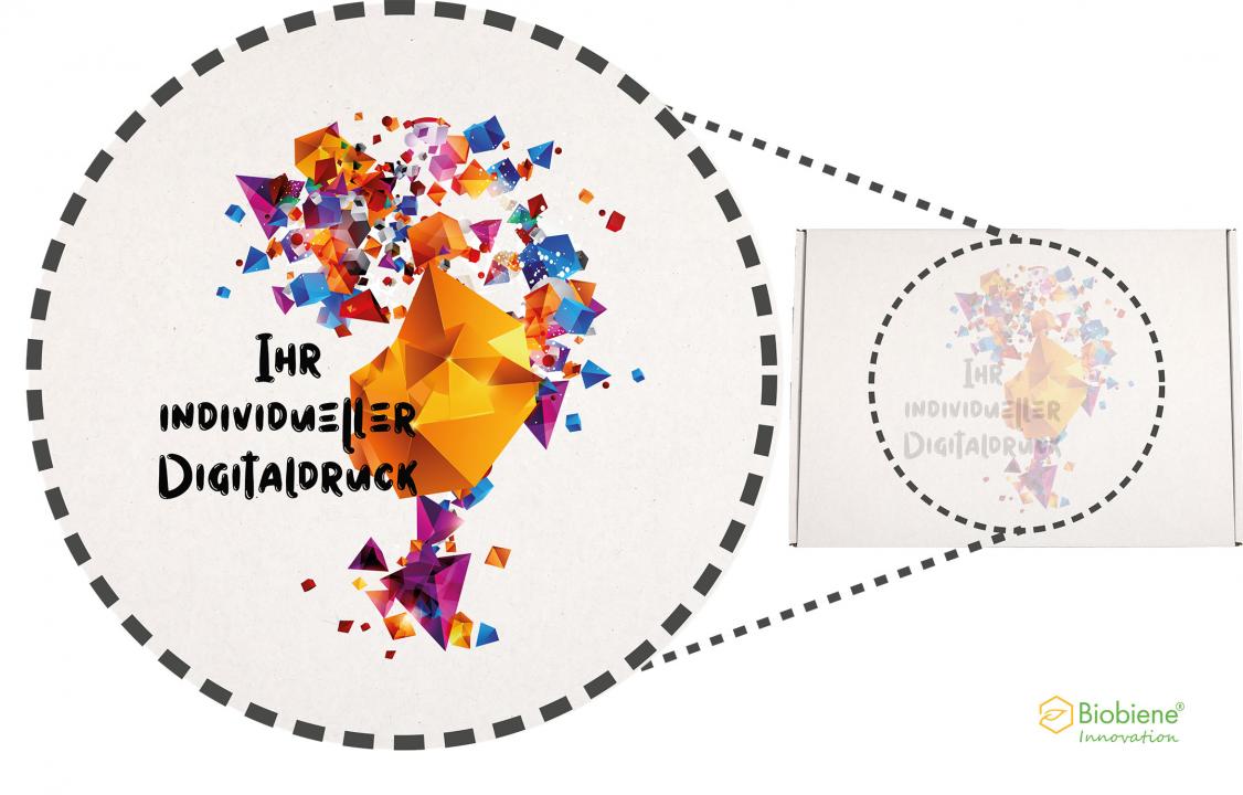 Maxibriefkartons MB1 in weiß mit Ihrem Motiv 350x250x50mm Vorschaubild