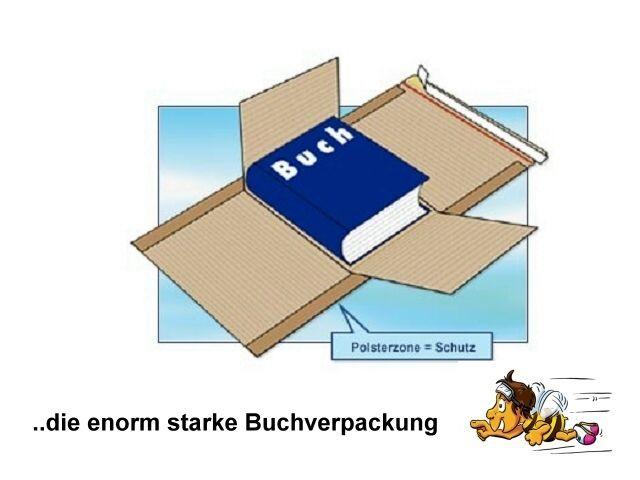Buchverpackung 230x165x -70mm extra stark braun