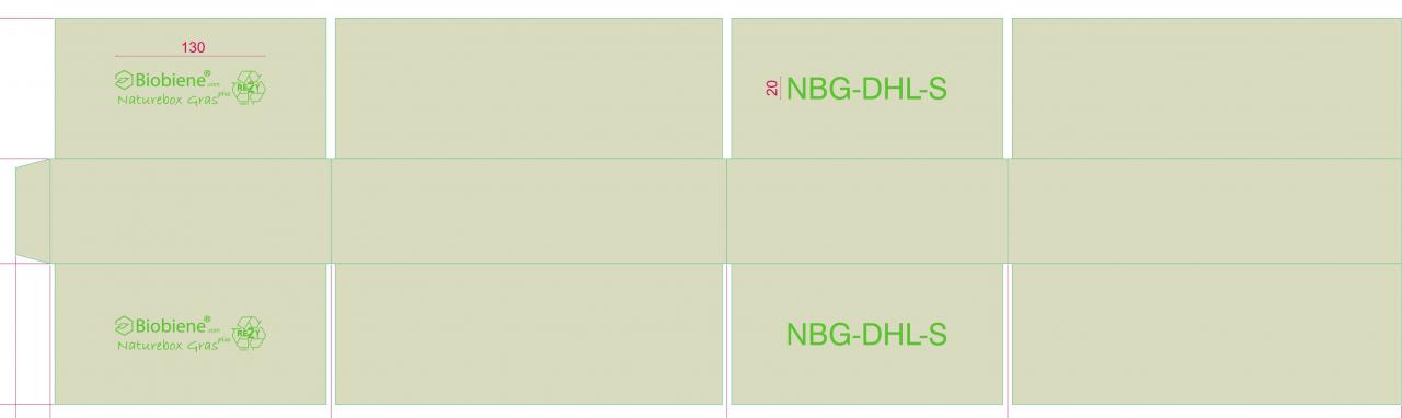 Graskarton DHL Größe S by Naturebox® 340x240x85 mm