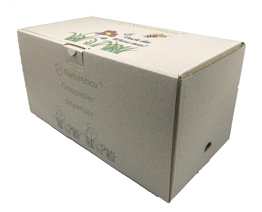 Naturebox® 80g/m² Graspapier-Dispenser 375mm x 200 m