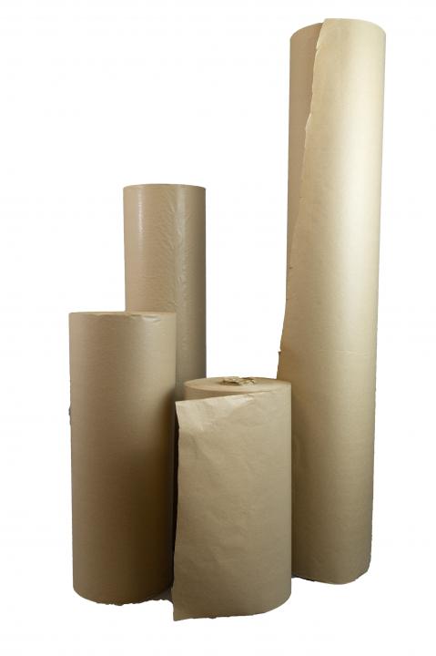 Packpapier aus Graspapier 500mm x 300m 40g/m² natur Rolle