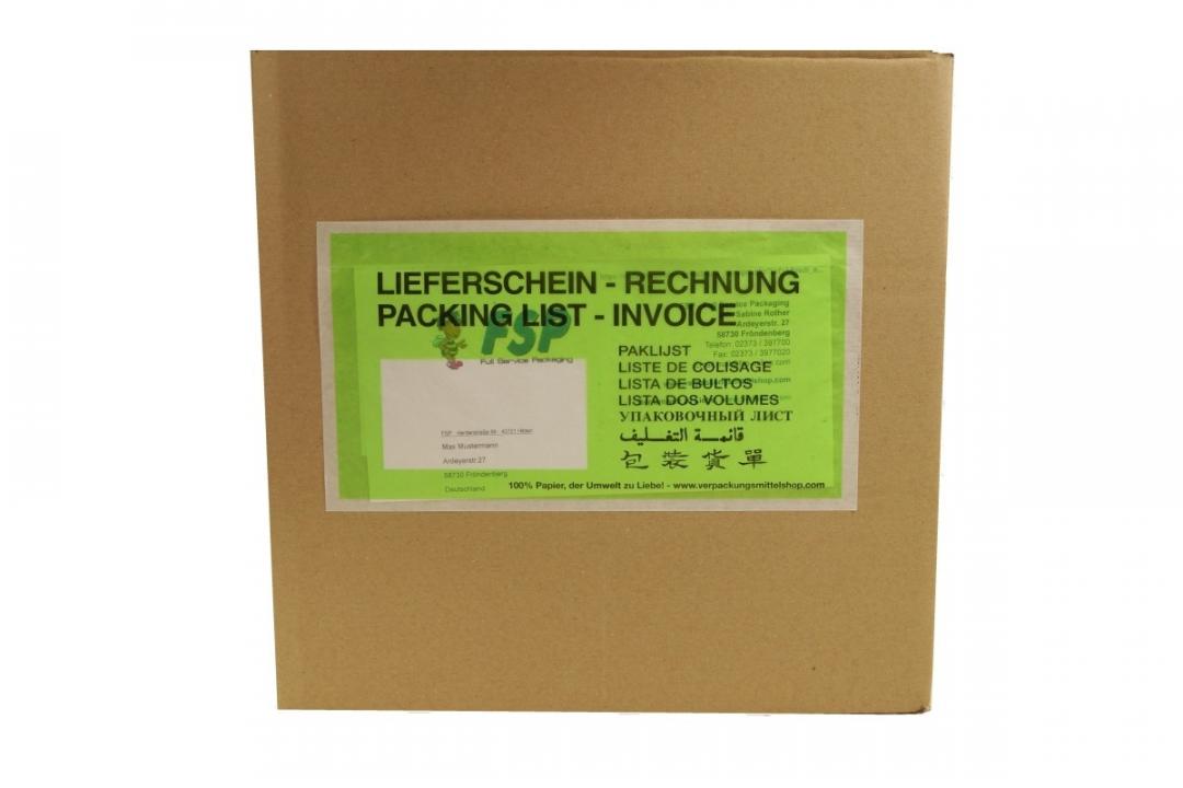 Rechnungstaschen mit Fenster