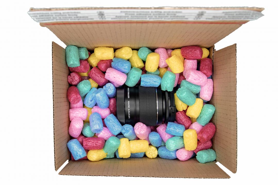 Komposterierbare Verpackungschips FARBEN