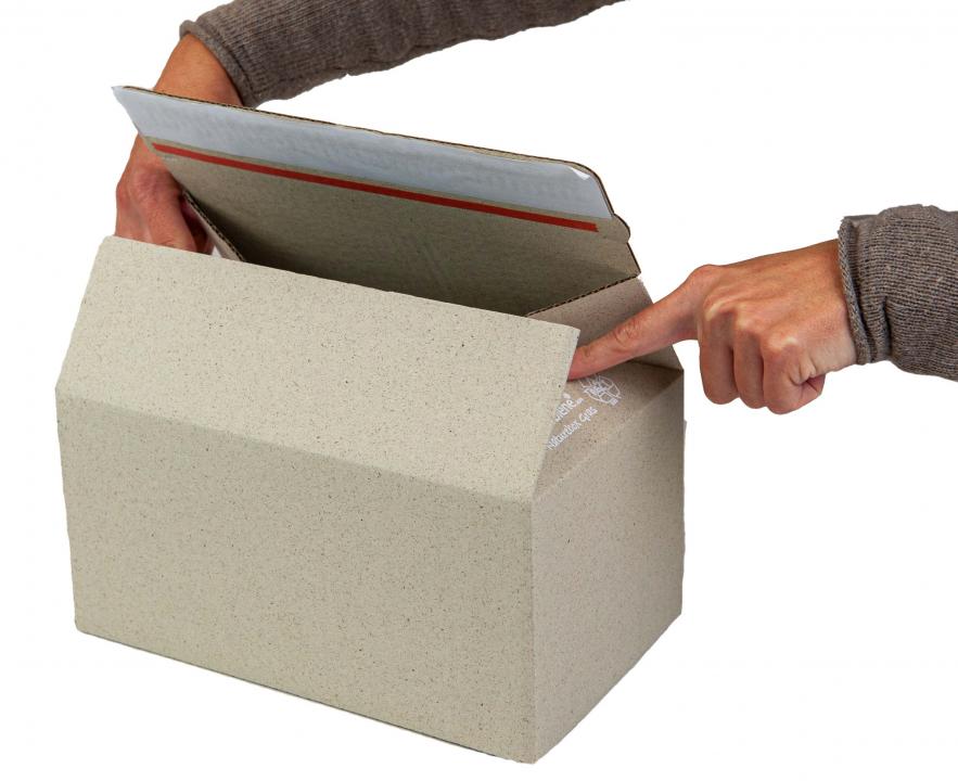 Graskartons als Verpackungsmaterial 