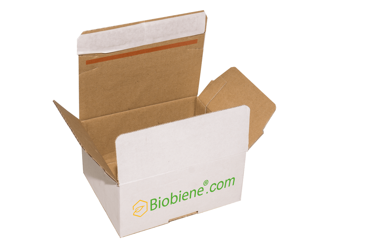 Selbstklebender Automatikkarton mit individuellem Druck und Aufreißfaden