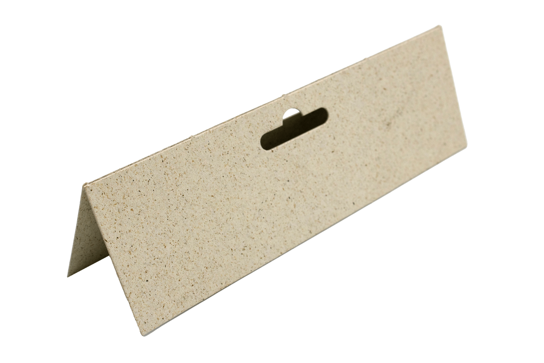 nachhaltige Verpackung ohne Plastik - Kartonetiketten mit Eurolochung