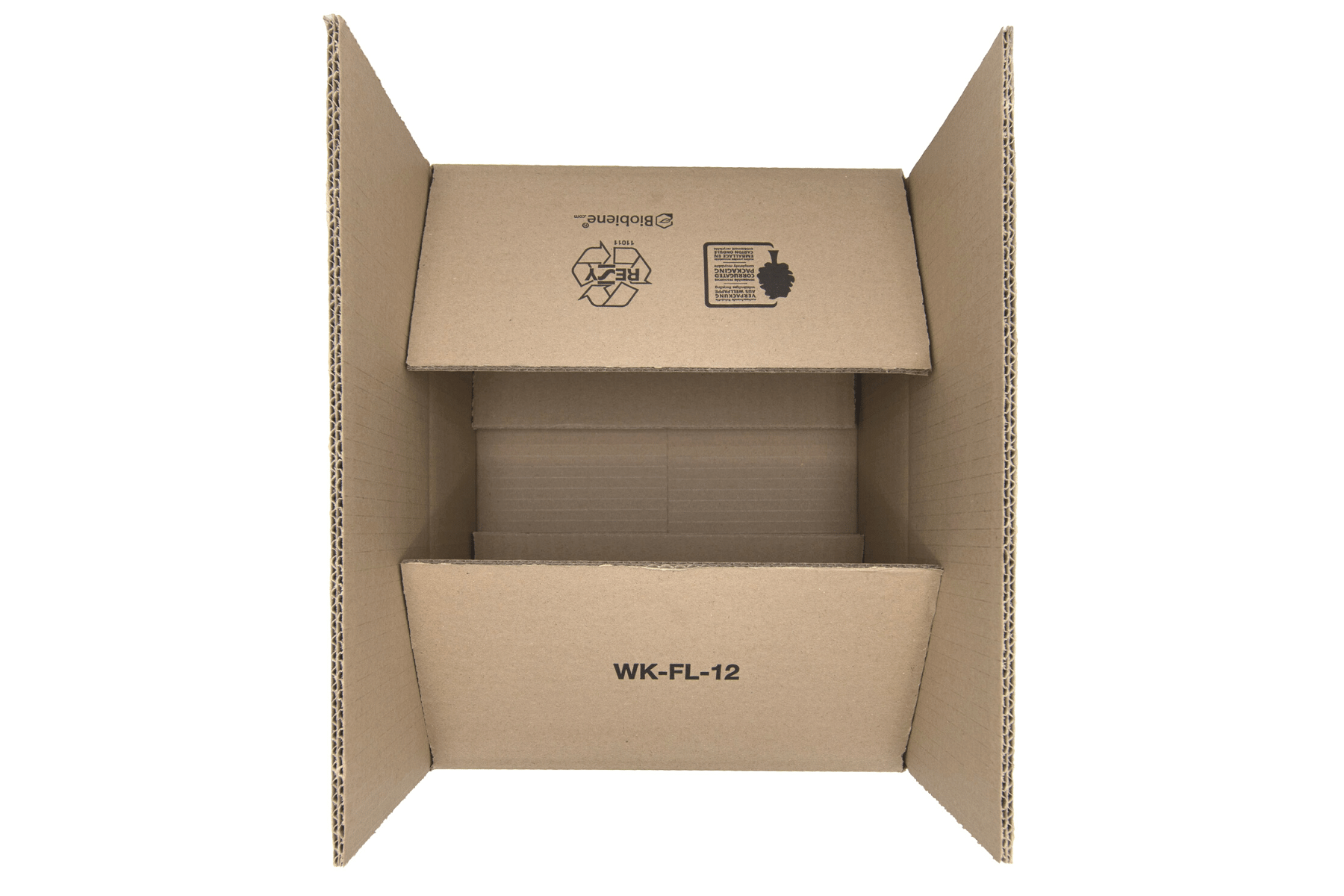 Karton nach FEFCO 0201 350x270x105mm