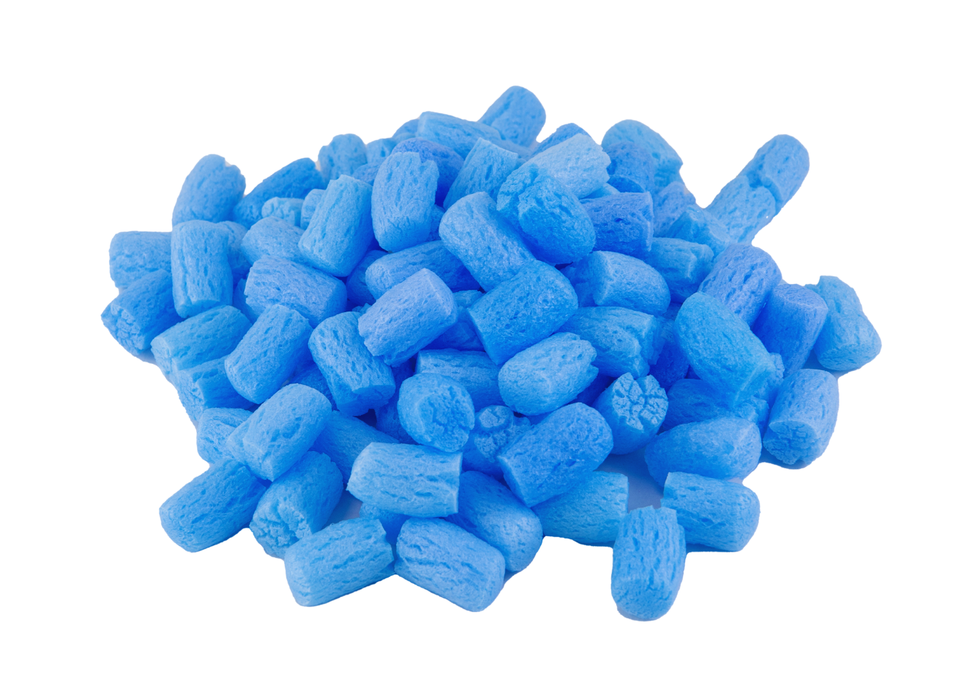 Verpackungschips Verpackungsmaterial Farbe Frankreich-blau