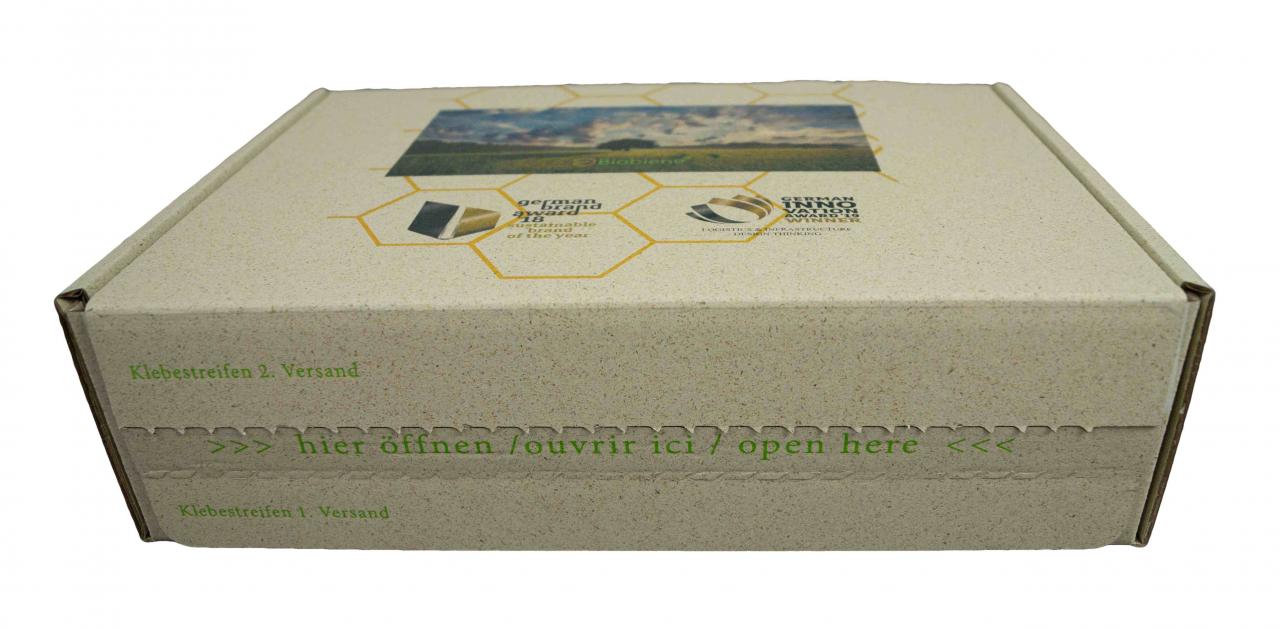 Kartons mit Ihrem Motiv: Naturebox® 318x232x90mm Graskarton E-Commerce